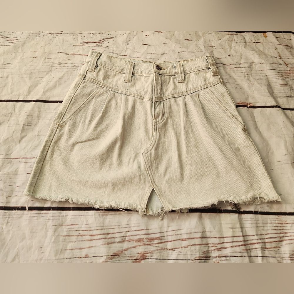We The Free Denim Mini Skirt‎ Size 26